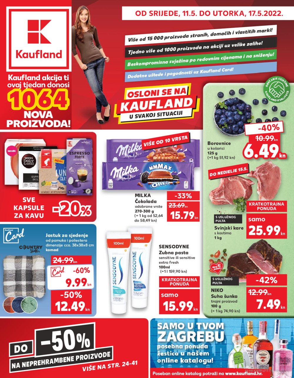 Kaufland katalog Akcija 11.05.-17.05.2022. Odabrane zagrebačke poslovnice