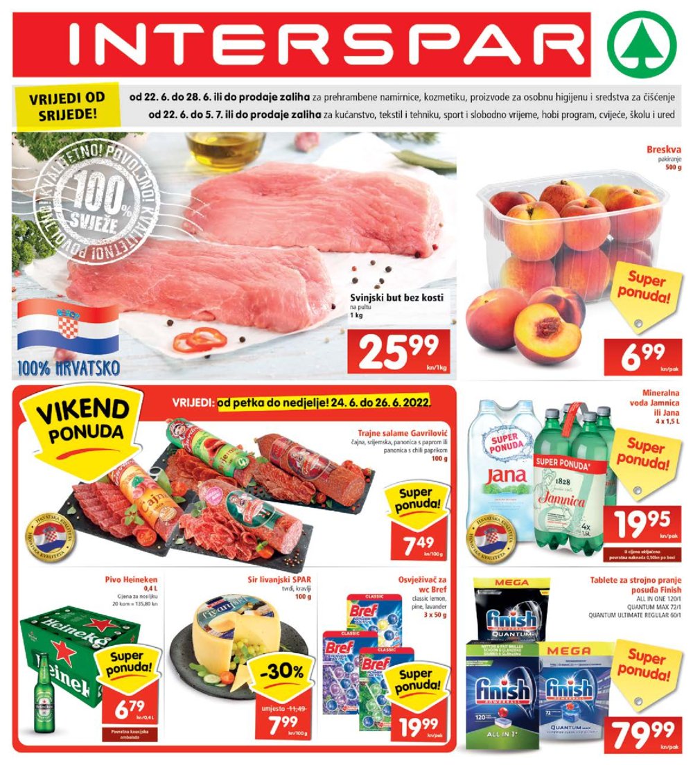 INTERSPAR katalog Akcija 22.06.-28.06.2022.