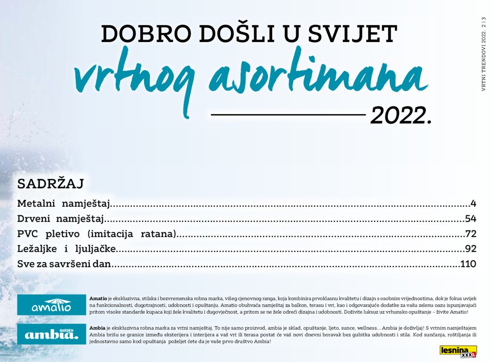 Lesnina katalog Vrtni trendovi 2022 do 31.10.2022.