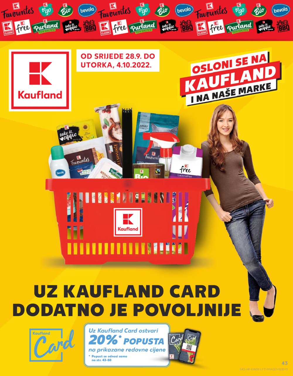 Kaufland katalog Akcija 28.09.- 04.10.2022. Velika Gorica, Rovinj, Makarska, Vukovar, Dugo Selo i Poreč.