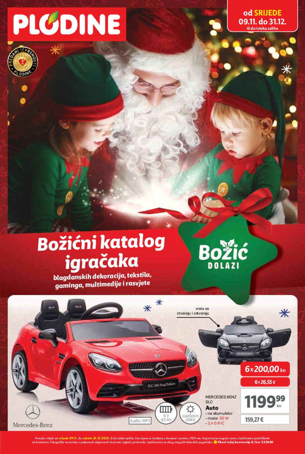 Plodine Božićni katalog igračaka 09.11.-31.12.2022.