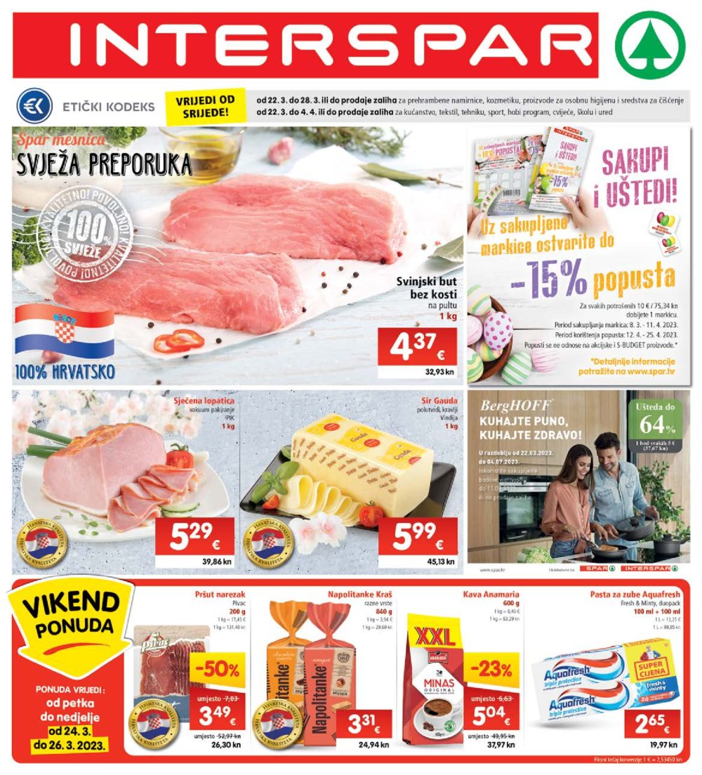 INTERSPAR Katalog Akcija 22.03.-28.03.2023.