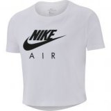 Nike tee nike air crop, dječja majica, bijela