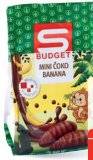 Čokoladne mini banane S-BUDGET 150 g