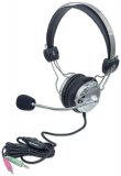 Naglavne slušalice s mikrofonom Manhattan Stereo Headset fleksibilni mic On-Ear 2x3.5mm plug kabel 2.5m in-line volume 175517