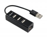 USB HUB 2.0 SBOX H-204 externi 4-portni - black
