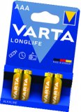 Alkalne baterije AA, AAA, Varta LR03, 4 kom, 1 pak.