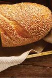Domaći beskvasni bijeli kruh sa sezamom 400 g