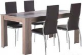 Set stol Brawa 76x90x160 cm s 4 stolice