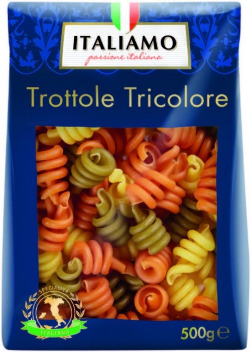 Tjestenina Trottole Tricolore ili Farfalle Tricolore Italiamo 500 g ...