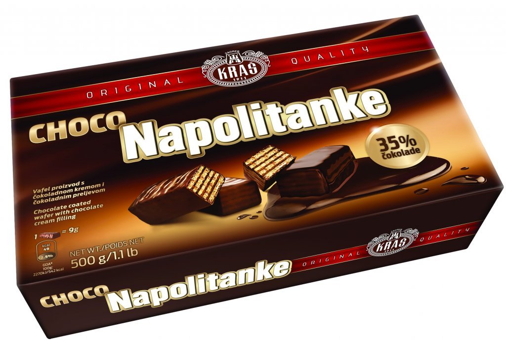 NAJBOLJI keks svih vremena najbolji Napolitanke-cokoladne-kras-500-g-spar-48092855